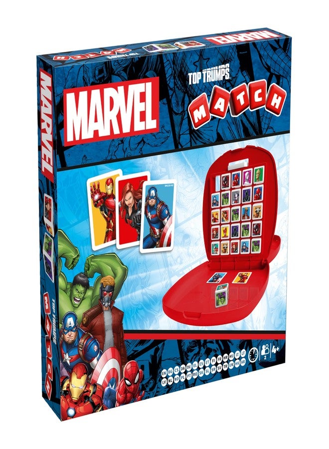 Top Trumps Match Game Marvel Heroes - Family Board Games for Kids and Adults - Learnin Matching and Memory Game - for Two Player for 4 Years-Old and up - Image 1